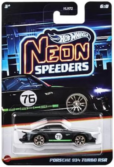 Hot Wheels Porsche 934 Turbo RSR Neon Speeders 2025