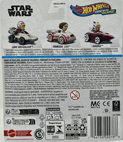 Hot Wheels Racer Verse AHSOKA Star Wars Racing Car