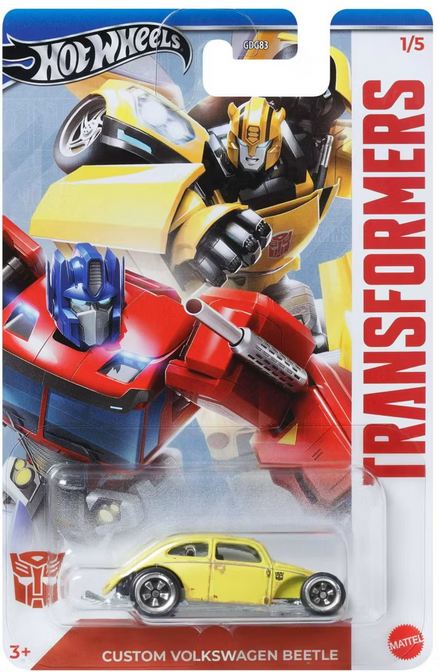 Hot Wheels Transformers Custom Volkswagen Beetle 1/5 1:64 Scale