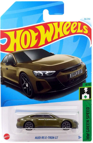 Hot Wheels Audi RS E-Tron GT Dark Green 36/250 HW Green Speed 4/10