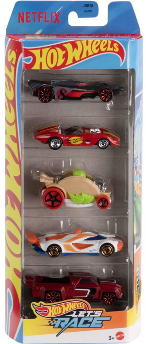 Hot Wheels Let’s Race Netflix Series  5pk 1:64 Scale No.2