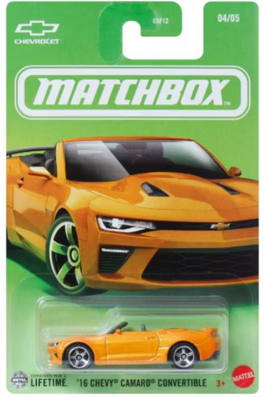 Matchbox 2016 Chevy Camaro Convertible