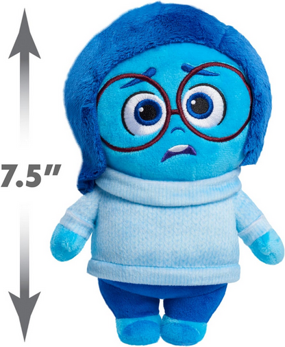 Inside Out 2 Talk It Out Small Talking Plush - Sadness, Kids Toys for Ages 3 Up by Just Play