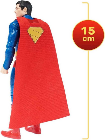 DC Comics, Superman 6-Inch Action Figure, Authentic Superman Movie Styling, Super Heroes Kids Toys for Boys and Girls Ages 4 and Up