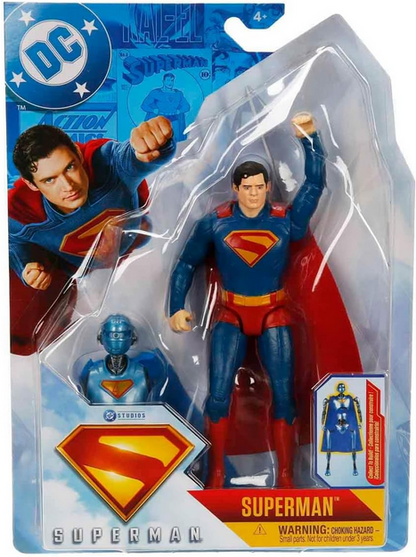 DC Comics, Superman 6-Inch Action Figure, Authentic Superman Movie Styling, Super Heroes Kids Toys for Boys and Girls Ages 4 and Up
