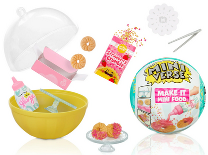 MGA's Miniverse Make It Mini Foods, Cafe Series 3, Novelty Food Toy, Ages 8+
