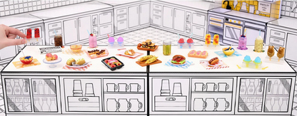 MGA's Miniverse Make It Mini Foods, Cafe Series 3, Novelty Food Toy, Ages 8+