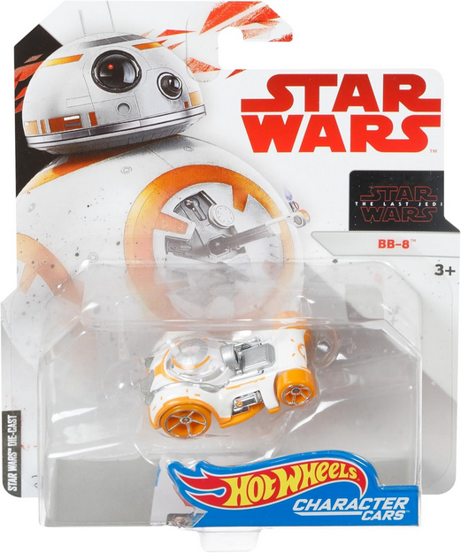 Hot Wheels Star Wars: The Last Jedi BB-8, Character Car
