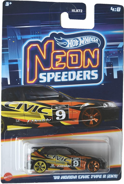 Hot Wheels '99 Honda Civic Type R [EK9], Neon Speeders