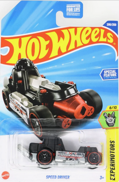 Hot Wheels SPEED DRIVER Black 206/250 Experimotors 8/10 Special Features