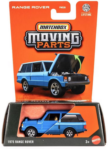 Matchbox 1975 Range Rover Blue Moving Parts