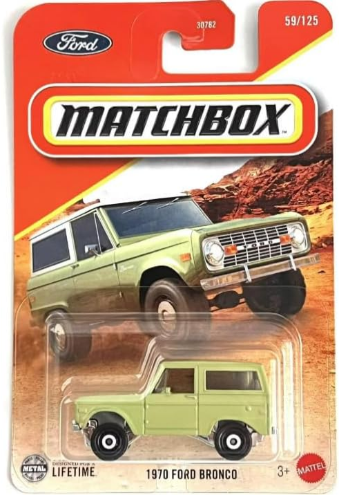 Matchbox 1970 Ford Bronco [Green] 59/125