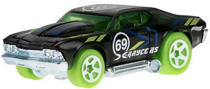 Hot Wheels 1969 Chevelle Green 53/250 X-Raycers 3/5