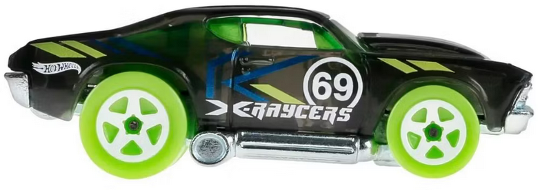 Hot Wheels 1969 Chevelle Green 53/250 X-Raycers 3/5
