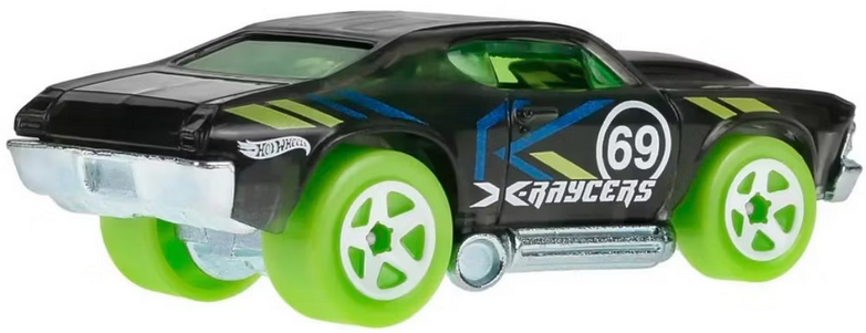 Hot Wheels 1969 Chevelle Green 53/250 X-Raycers 3/5