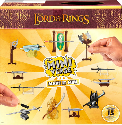 Make It Mini The Lord of The Rings Mini Collectibles - MGA's Miniverse, Blind Packaging, DIY, Resin Play, Replicas, NOT Edible, Collectors, 8+