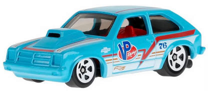 Hot Wheels 1976 Chevy Chevette Blue 76/250 Drag Racers 1/10