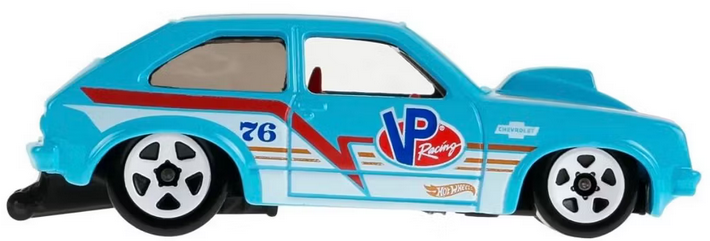 Hot Wheels 1976 Chevy Chevette Blue 76/250 Drag Racers 1/10