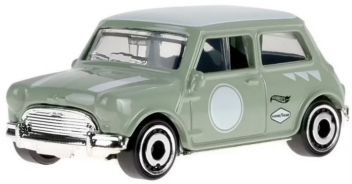 Hot Wheels Austin Mini Cooper S Light Green 71/250 Then and Now 1/10