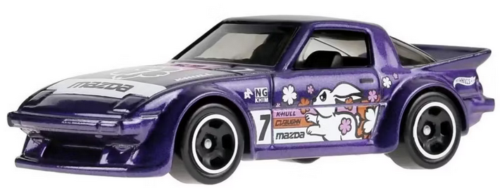 Hot Wheels Mazda RX-7 Rabbit Graphics 61/250 HW J Imports 2/10