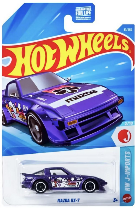 Hot Wheels Mazda RX-7 Rabbit Graphics 61/250 HW J Imports 2/10