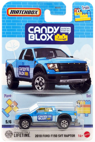 Matchbox 2010 Ford F-150 SVT Raptor Candy Blox 5/5