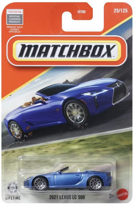Matchbox 2021 Lexus LC 500 Blue 25/125
