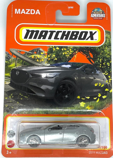 Matchbox 2022-2019 Mazda 3 [Silver] 80/100