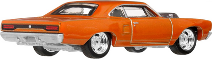 Hot Wheels Premium Fast & Furious 1970 Custom Plymouth Road Runner (Burnt Orange) Real Riders – Metal/Metal – Collector Car 4/5