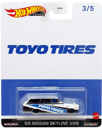 Hot Wheels '69 Nissan Skyline Van Premium 3/5