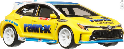 Hot Wheels Premium Toyota Corolla GR Car Culture Collectible Slide Street Vehicle with Real Riders Tires