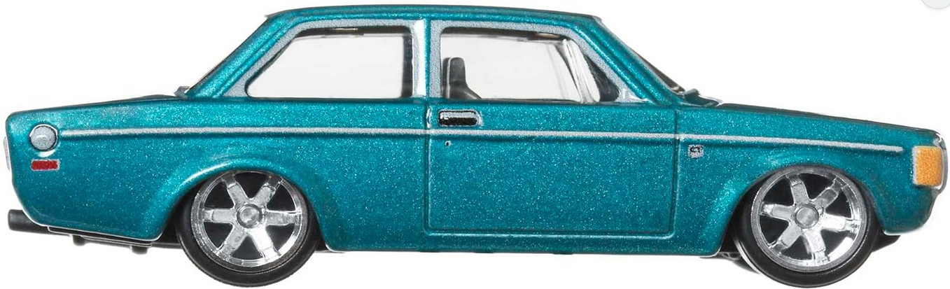 Hot Wheels Premium '73 Volvo 142 GL (Teal) Auto Strasse Car Culture