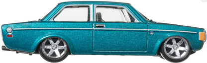 Hot Wheels Premium '73 Volvo 142 GL (Teal) Auto Strasse Car Culture
