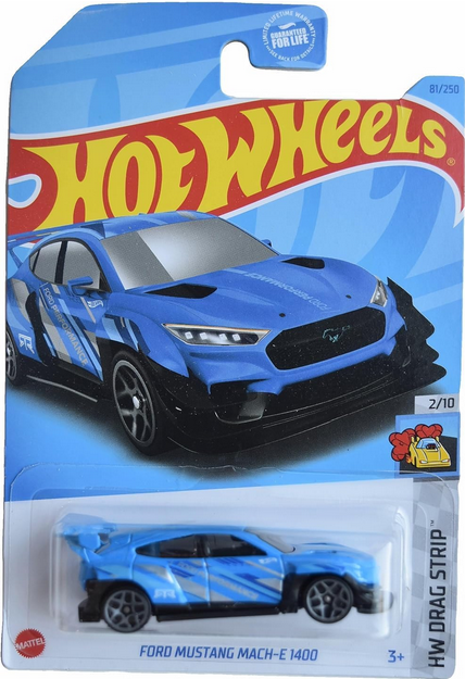 Hot Wheels Ford Mustang Mach E 1400 [Blue] 81/250 HW Drag Strip 2/10
