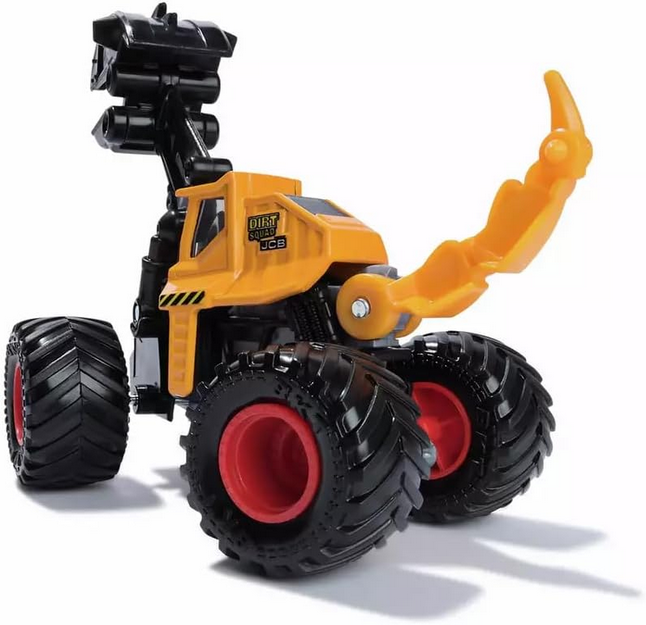 Monster Jam Dirt Squad Dugg Excavator Truck, 1:64 Scale Die-Cast Vehicle