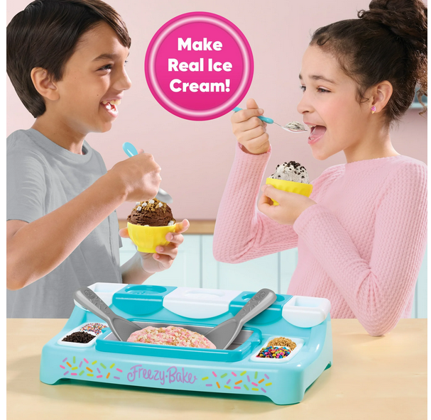 Freezy-Bake Chocolate Ice Cream Mix - S'mores and Rainbow Chip, Kids Ages 8 and up