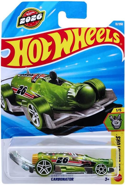 Hot Wheels Carbonator Happy New Year 2026! [Green] Experimotors 1/5, 12/250