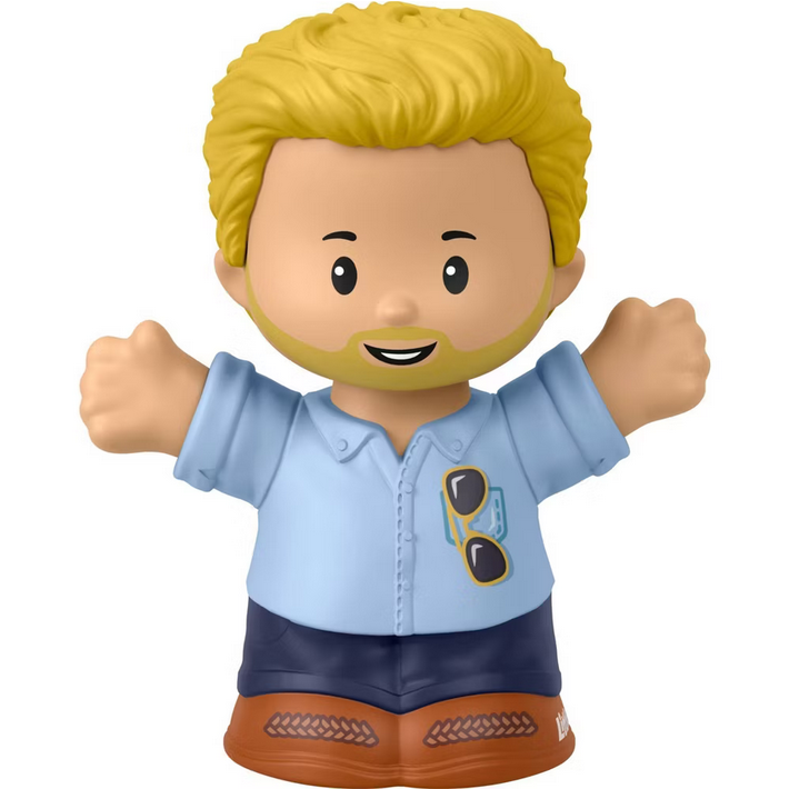 Fisher-Price Little People Sunglasses Dad Figure: Developmental Toy for Toddlers & Kids
