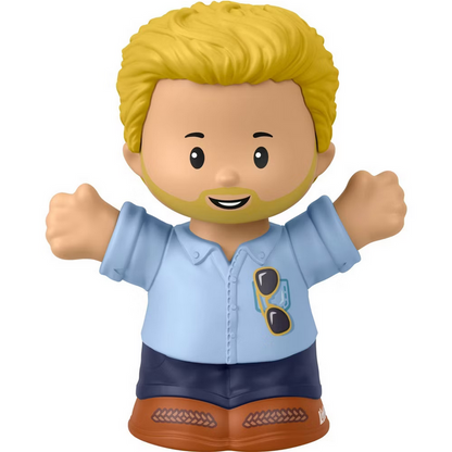 Fisher-Price Little People Sunglasses Dad Figure: Developmental Toy for Toddlers & Kids