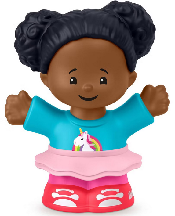 Fisher-Price Little People Girl In Pink Skirt Figure
