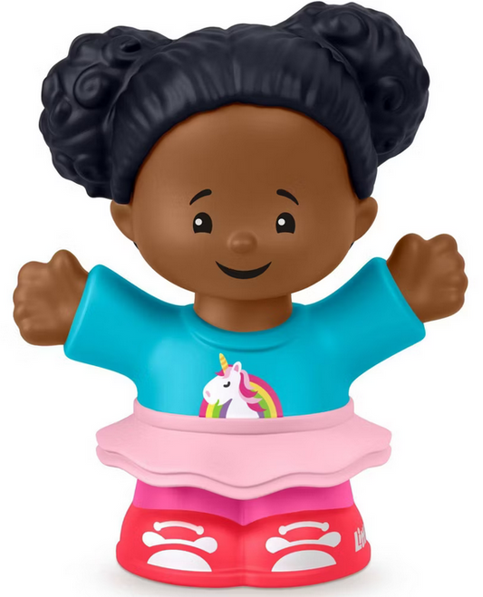 Fisher-Price Little People Girl In Pink Skirt Figure