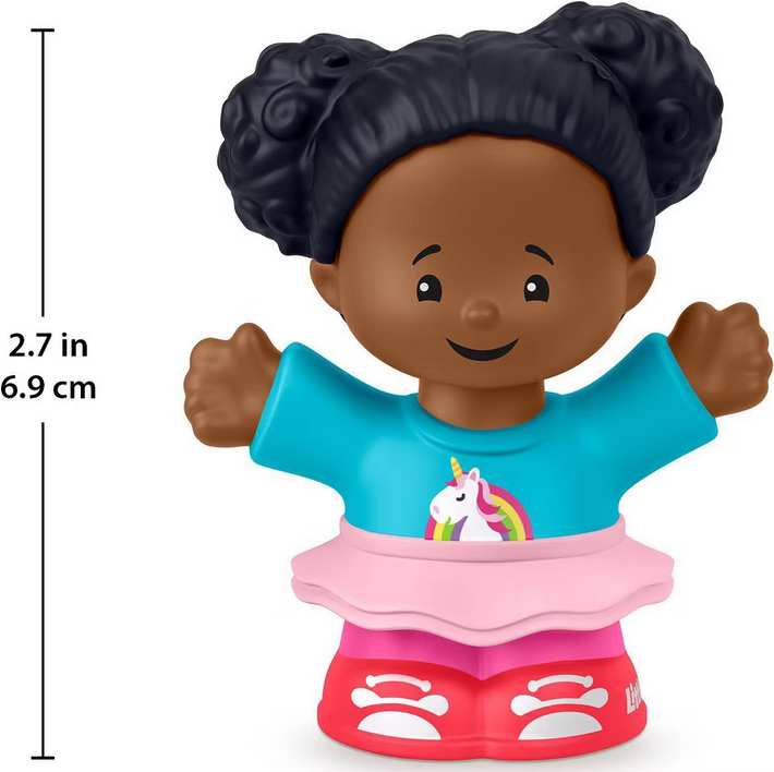 Fisher-Price Little People Girl In Pink Skirt Figure