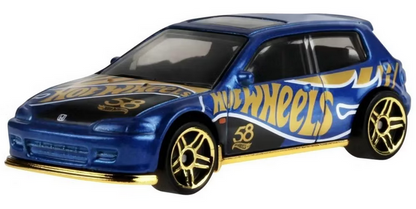 Hot Wheels 1992 Honda Civic EG Pearl & Chrome 58th Anniversary