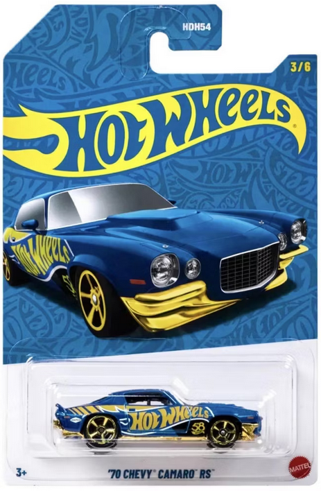Hot Wheels 1970 Chevy Camaro RS Pearl & Chrome 58th Anniversary