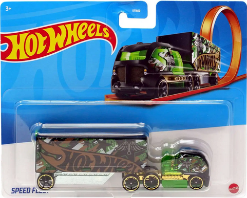 Hot Wheels Speed Fleet Green/ Gold/ Black 1:64 Scale