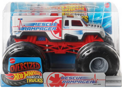 Hot Wheels Monster Truck Ambulance Toy Vehicle 1:24 Scale