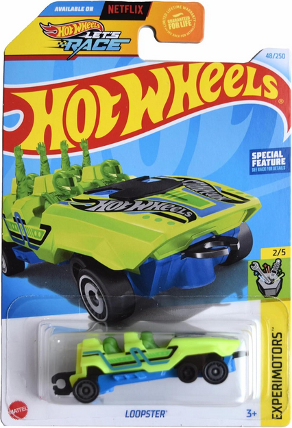 Hot Wheels Loopster  48/250 [Green/Hands Down]  Experimotors 2/5
