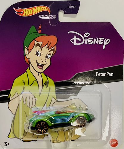 Hot Wheels Disney Character Cars Peter Pan