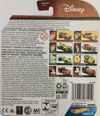 Hot Wheels Disney Character Cars Peter Pan