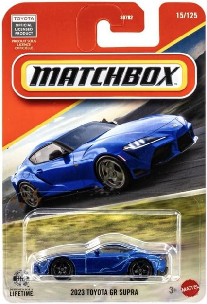 Matchbox 2023 Toyota GR Supra [Blue] 15/125